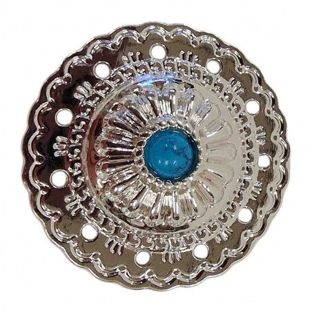 Concho et imitation turquoise, Tucker