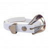 Ceinture femme fine cuir couleurs, Tucker