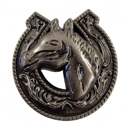 Concho fer à cheval et tête de cheval Tucker
