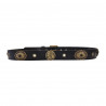 Concho rond,  native American, tête de loup, aigle , Tucker