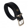 Ceinture cuir de buffle noir, Tucker