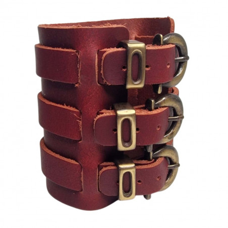 Strength leather bracelet, Tucker