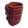Strength leather bracelet, Tucker