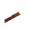 Ceinture cuir de vachette marron Tucker