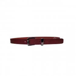 Ceinture rouge en cuir de buffle Tucker