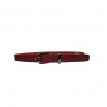 Ceinture rouge en cuir de buffle Tucker