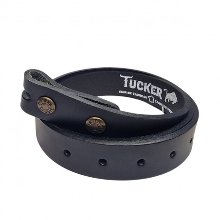 Ceinture cuir de taureau, ceinture artisanale Tucker depuis 1998.