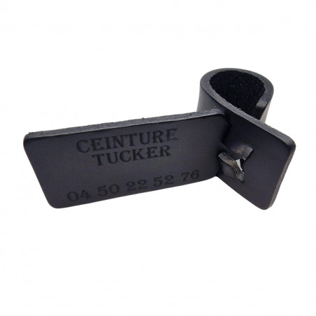 Etiquette en cuir personnalisable
