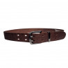 Ceinture cuir solide, marron. Artisan du cuir Tucker