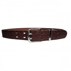 Ceinture cuir solide, marron. Artisan du cuir Tucker