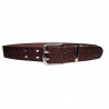 Ceinture cuir solide, marron. Artisan du cuir Tucker