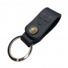 Porte-clefs cuir détail croix de Savoie