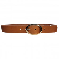 Ceinture cuir de buffle, couleur cognac, Tucker