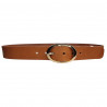 Ceinture cuir de buffle, couleur cognac, Tucker
