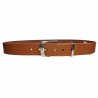 Ceinture cuir de buffle, couleur cognac, Tucker