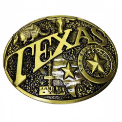 boucle de ceinture laiton Texas, Tucker
