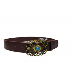 boucle de ceinture imitation pierre turquoise