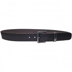 La ceinture Française noire souple cuir de taureau,  Atelier Tucker, Sevrier74