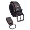 La ceinture Française souple cuir de taureau,  premium, Tucker