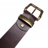 Ceinture homme cuir double ardillon,  Tucker. Cadeau original