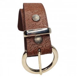 Ceinture indémodable, embossée motif Roses, Tucker