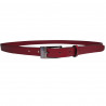 Ceinture femme fine cuir rouge, Tucker