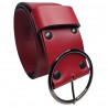 Ceinture femme large cuir rouge,  pour un style élégant et durable ! Tucker