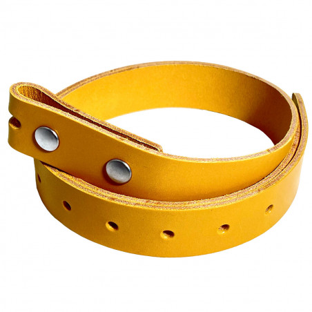 Ceinture cuir tannage végétal, mode responsable Tucker