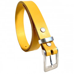 Ceinture cuir tannage végétal, mode responsable Tucker