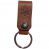 Porte-clés, marqué à chaud, motif flocon de neige, Tucker