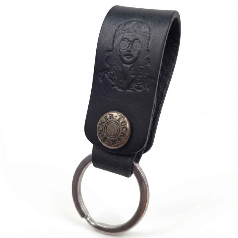 Porte-clefs cuir à offrir Tucker