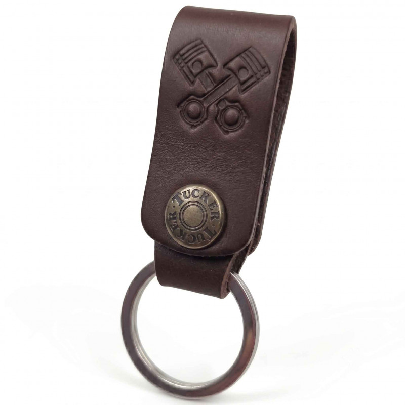 Porte-clefs cuir à offrir Tucker