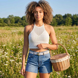 Ceinture motif Liberty , pour femme,  des fleurs pour votre silhouette !  Une exclusivité Tucker