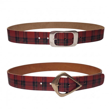 Ceinture boucle western, cuir de buffle pleine fleur, ceinture bijoux. Ceinture cuir Unisexe. Tucker