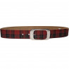 Ceinture motif écossais, pour un look rock, Tucker