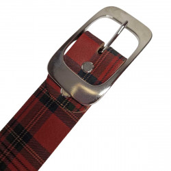 Ceinture motif écossais, pour un look rock, Tucker