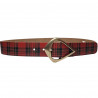 Ceinture motif écossais, pour un look rock, Tucker