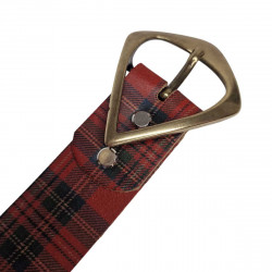 Ceinture motif écossais, pour un look rock, Tucker
