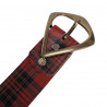 Ceinture motif écossais, pour un look rock, Tucker