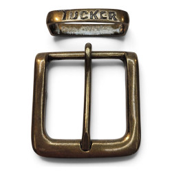 boucle de ceinture en laiton massif, solide et intemporelle,  Tucker