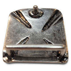 Boucle de ceinture plaque, fermeture bouton de col,  Tucker