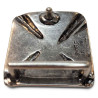 Boucle de ceinture plaque, fermeture bouton de col,  Tucker