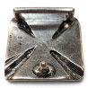 Boucle de ceinture plaque, fermeture bouton de col,  Tucker