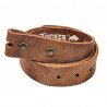 Ceinture en cuir de buffle, aspect usé, cuir pleine fleur, Tucker