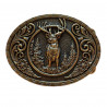 Boucle de ceinture chasseur nature cerf chasse, Tucker