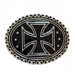 boucle de ceinture croix de malte