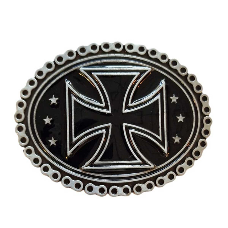 boucle de ceinture croix de malte
