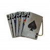 boucle de ceinture jeu de cartes poker quinte flush, Tucker