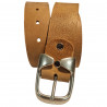 Ceinture homme cuir souple, couleur caramel. Idée cadeau personnalisée. Fait main, Tucker