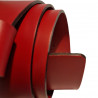 Ceinture femme large cuir rouge,  pour un style élégant et durable ! Tucker